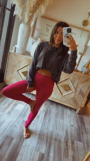 Magenta Butter Soft Leggings