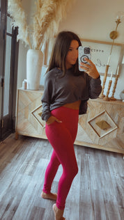 Magenta Butter Soft Leggings