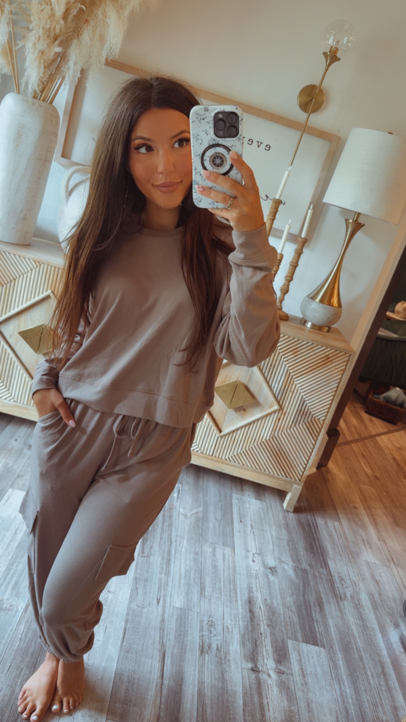 Taupe Ultra Soft Loose Pullover