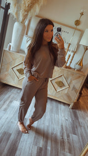 Taupe Ultra Soft Loose Pullover