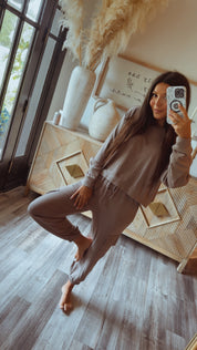Taupe Ultra Soft Loose Pullover