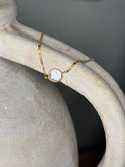 Gold And Pearl bracelet