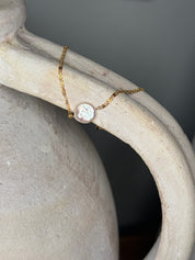 Gold And Pearl bracelet