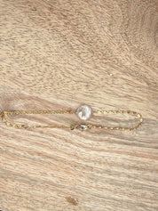 Gold And Pearl bracelet