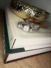 Silver Square Buckle watch