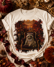 Raccoon Wallpaper Cream Graphic Tee