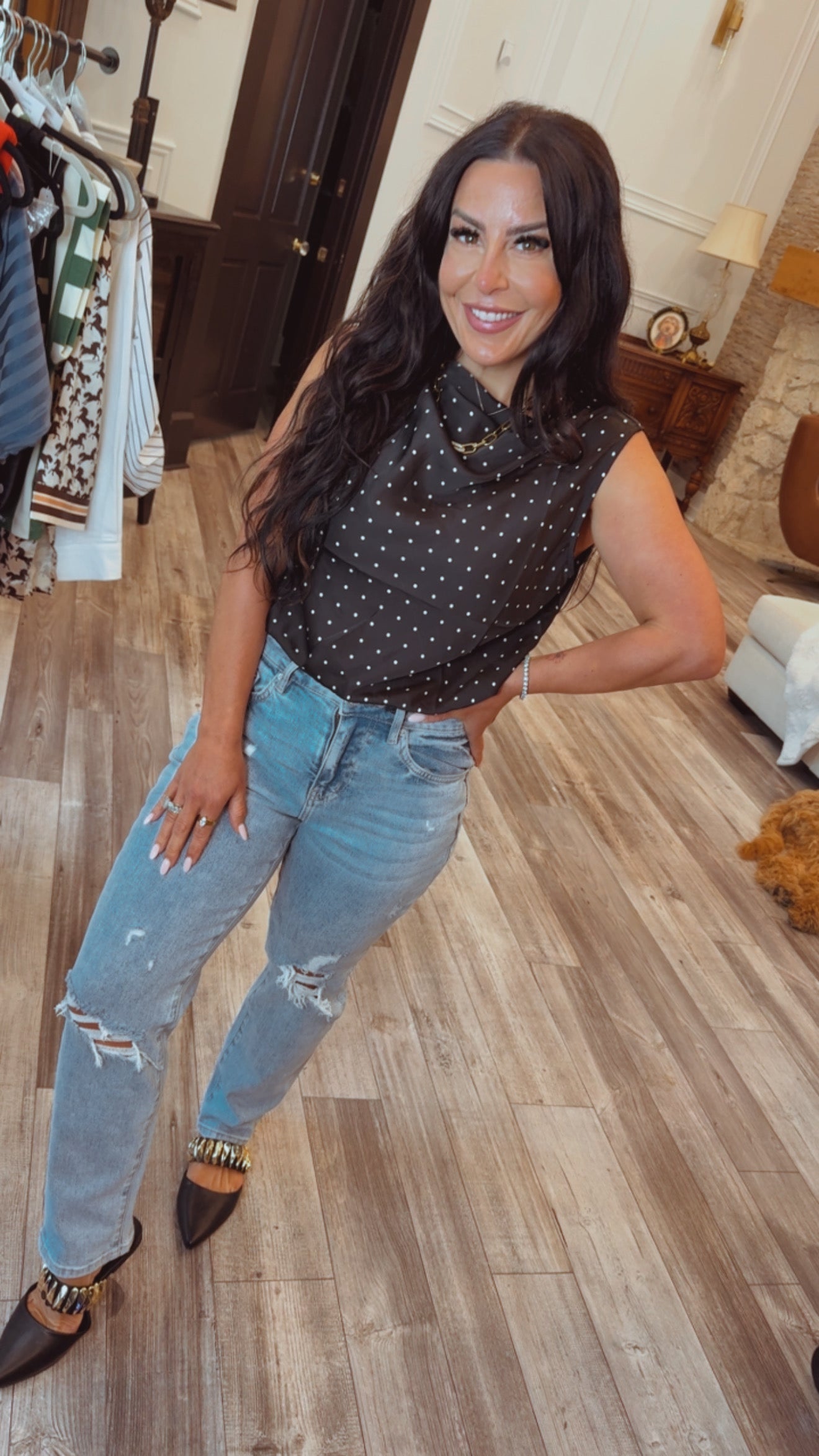 Mica Denim High rise Mom Jeans