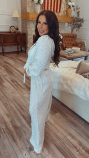 POL  Cream and Floral Jogger