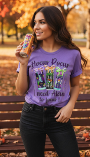 Hocus Pocus I need Alani to Focus Halloween Graphic Tee