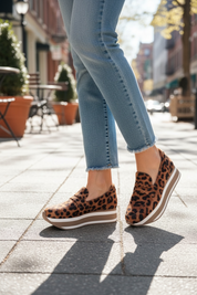 Leopard High top Corky Loafer