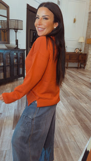 Luxe Ultra Soft Cinnamon Camille and Co Pullover