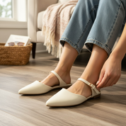 Corky Chic White Sandal Mule