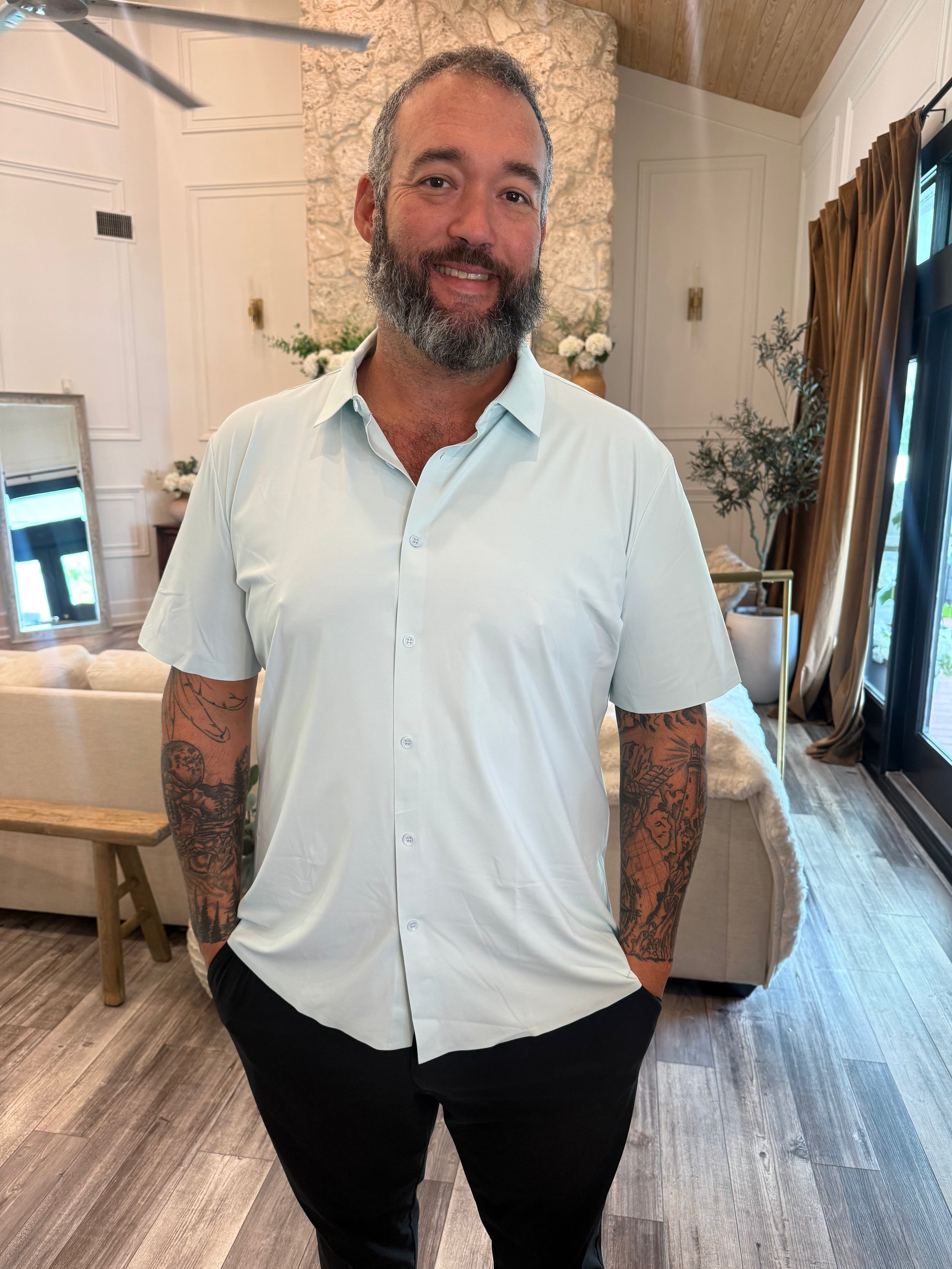 Mens Mint Up Luxe Top