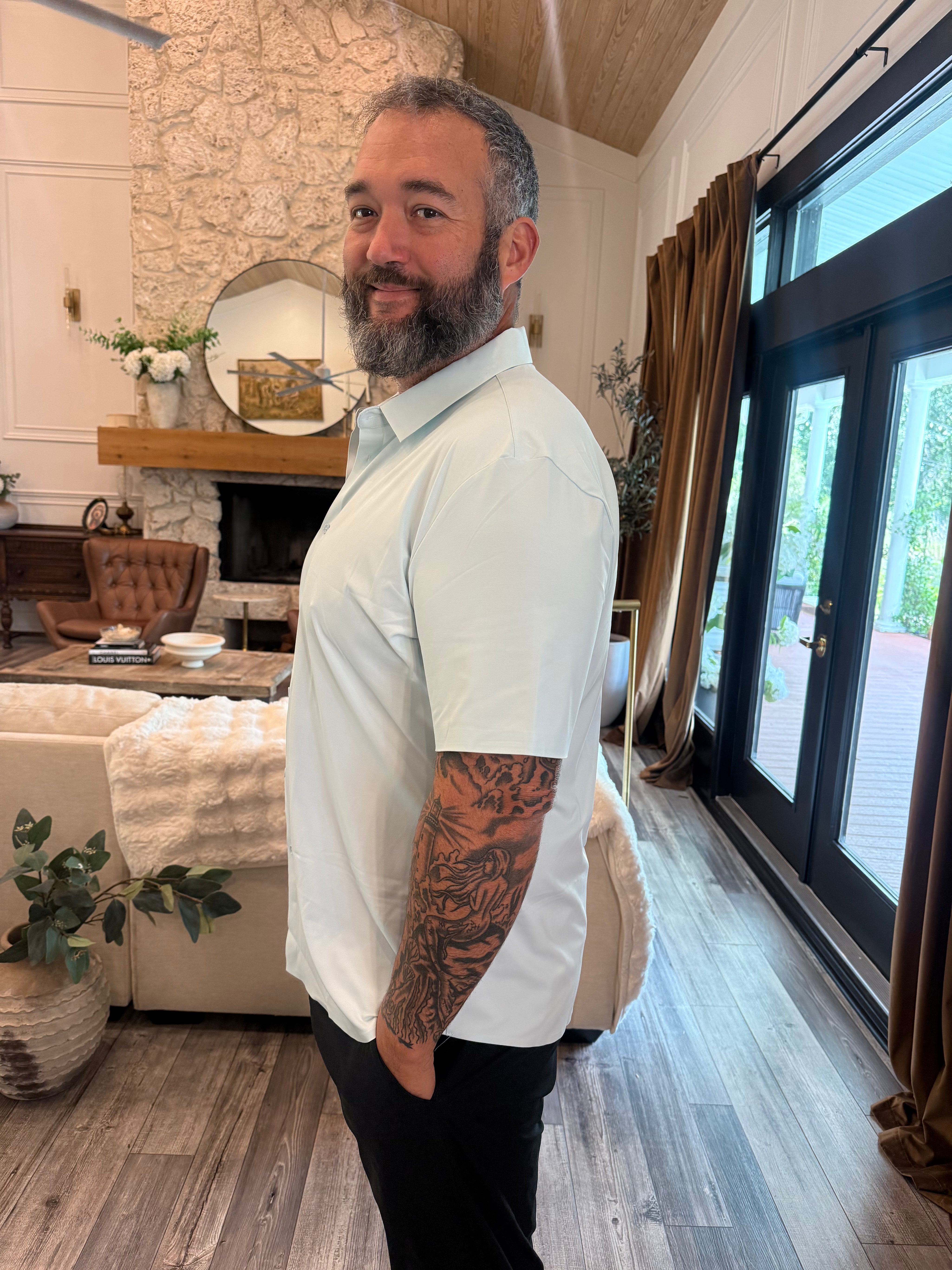 Mens Mint Up Luxe Top