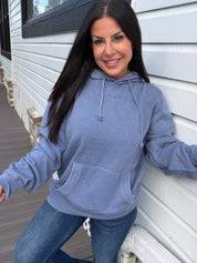 Denim Blue Lightweight Everyday Hoodie