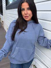 Denim Blue Lightweight Everyday Hoodie