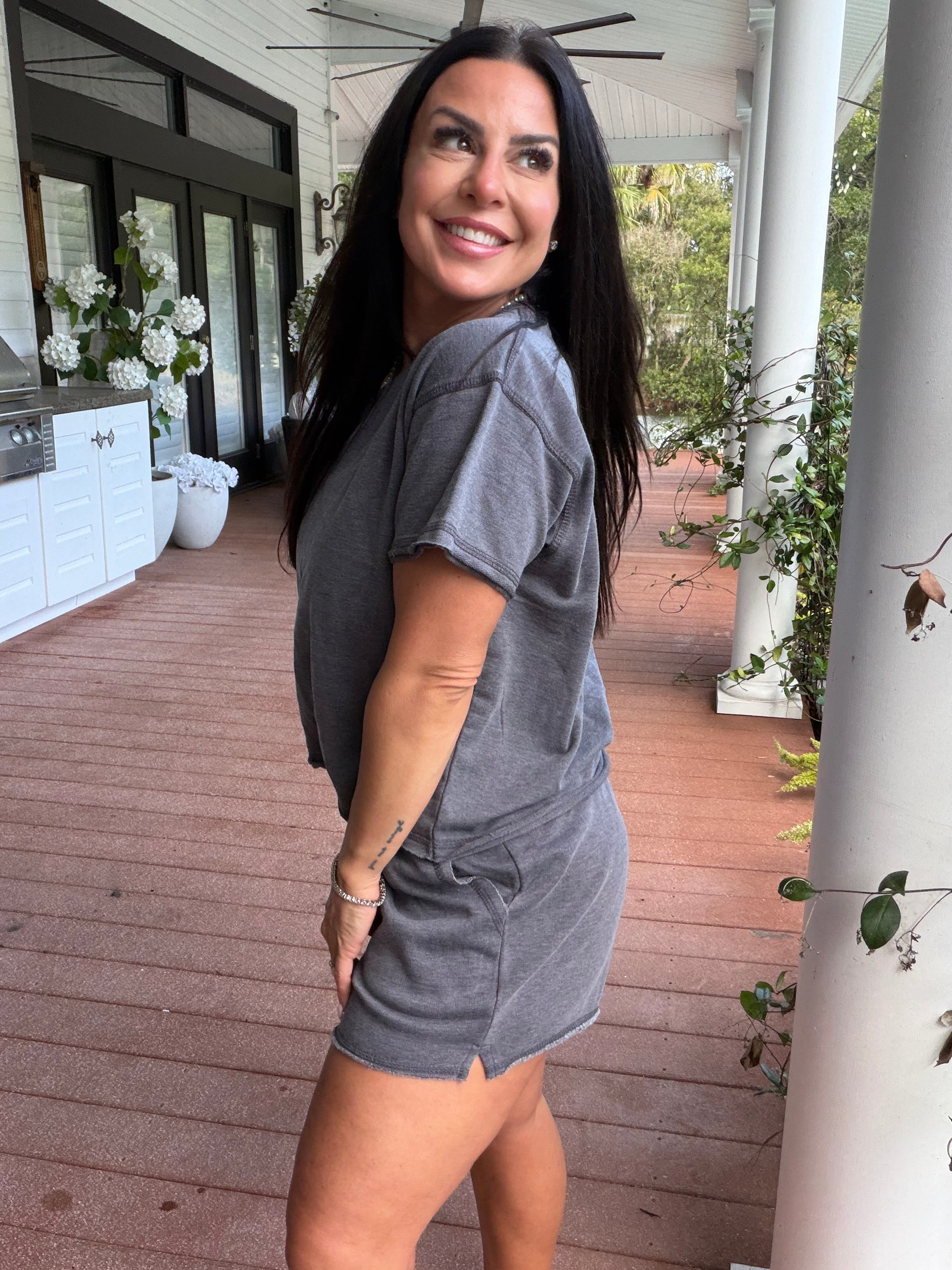 Charcoal Ultra Soft Shorts