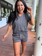 Charcoal Ultra Soft Shorts
