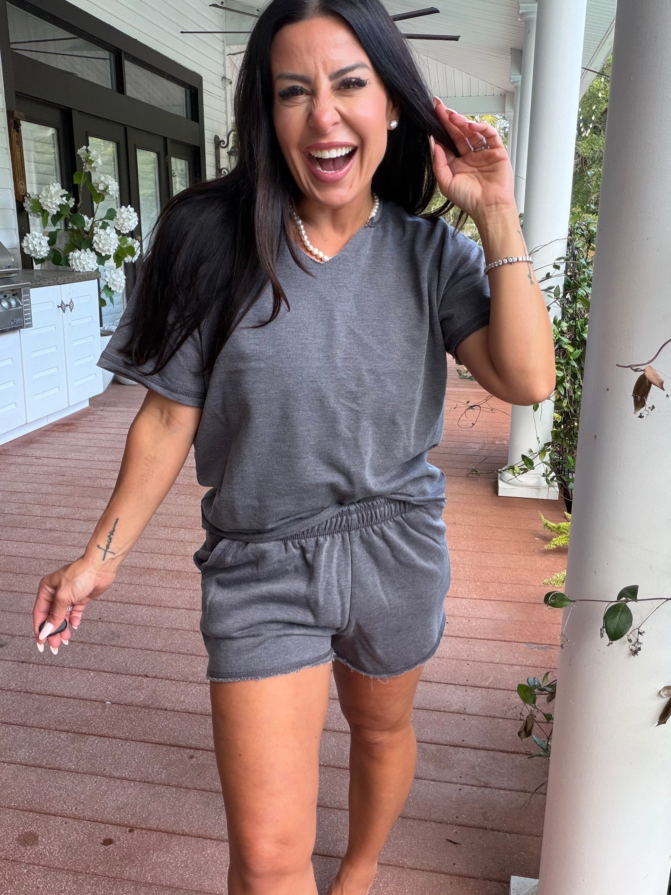 Charcoal Ultra Soft Shorts