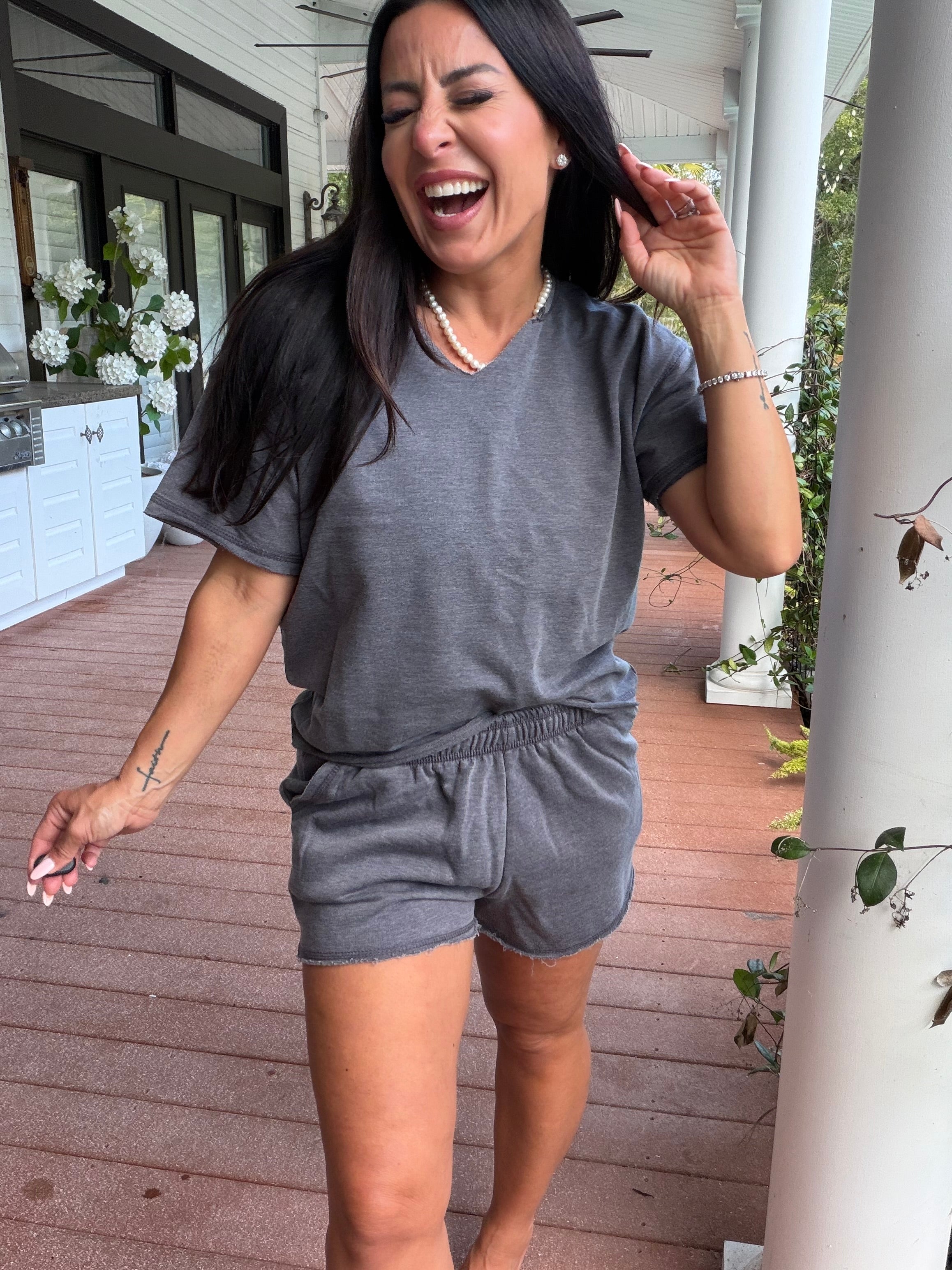 Charcoal Ultra Soft Shorts
