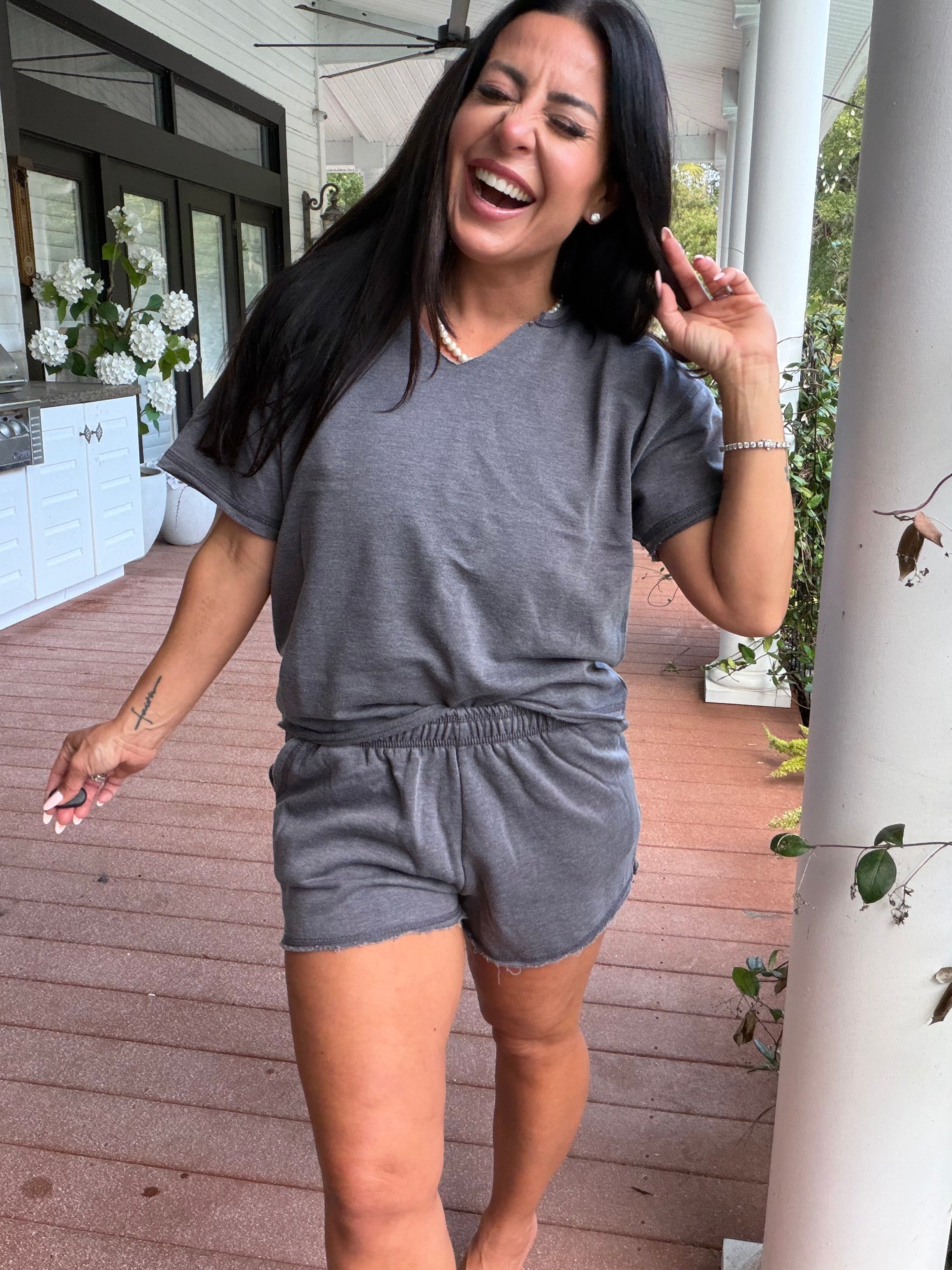 Charcoal Ultra Soft Shorts