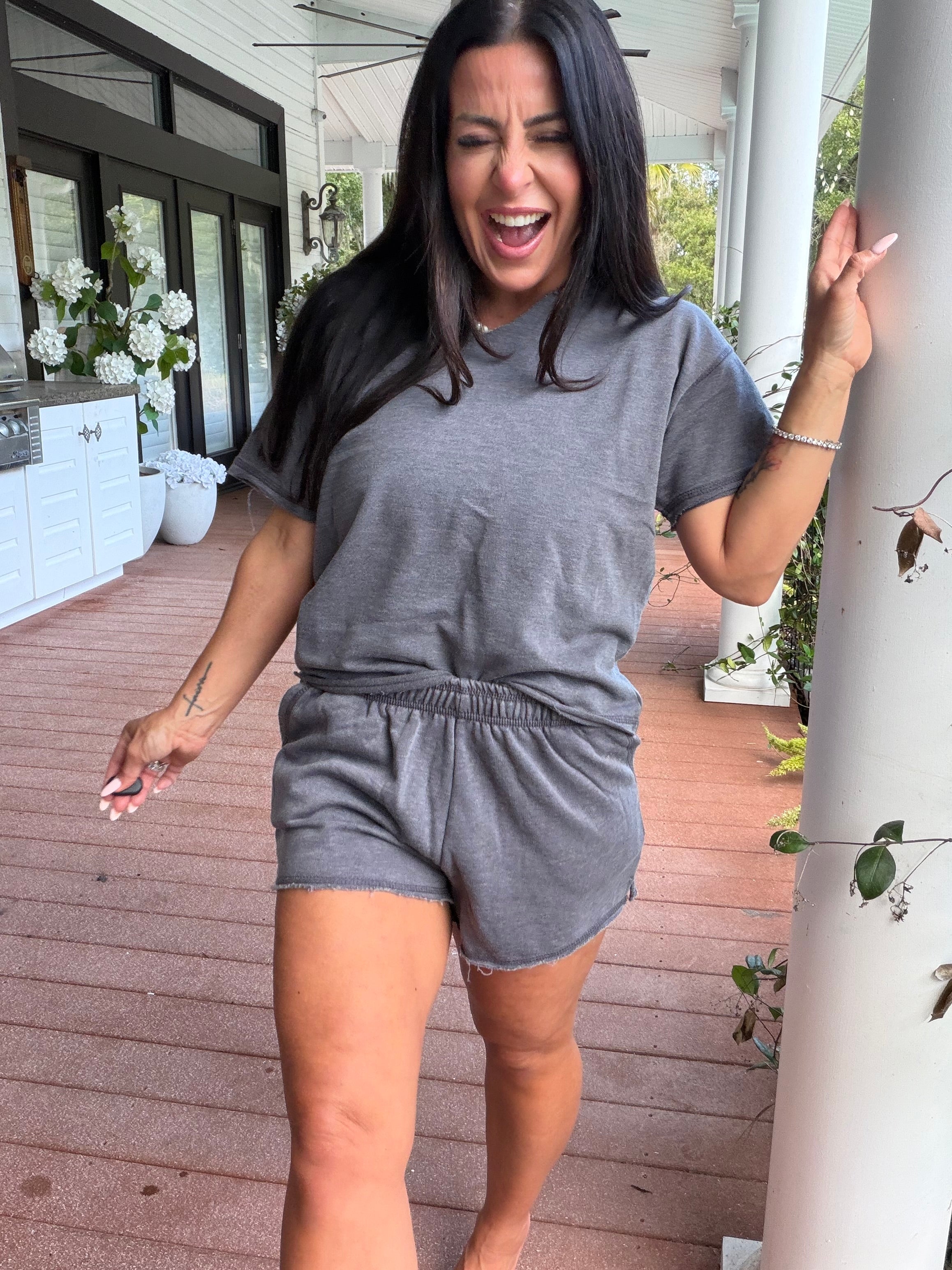 Charcoal Ultra Soft Shorts