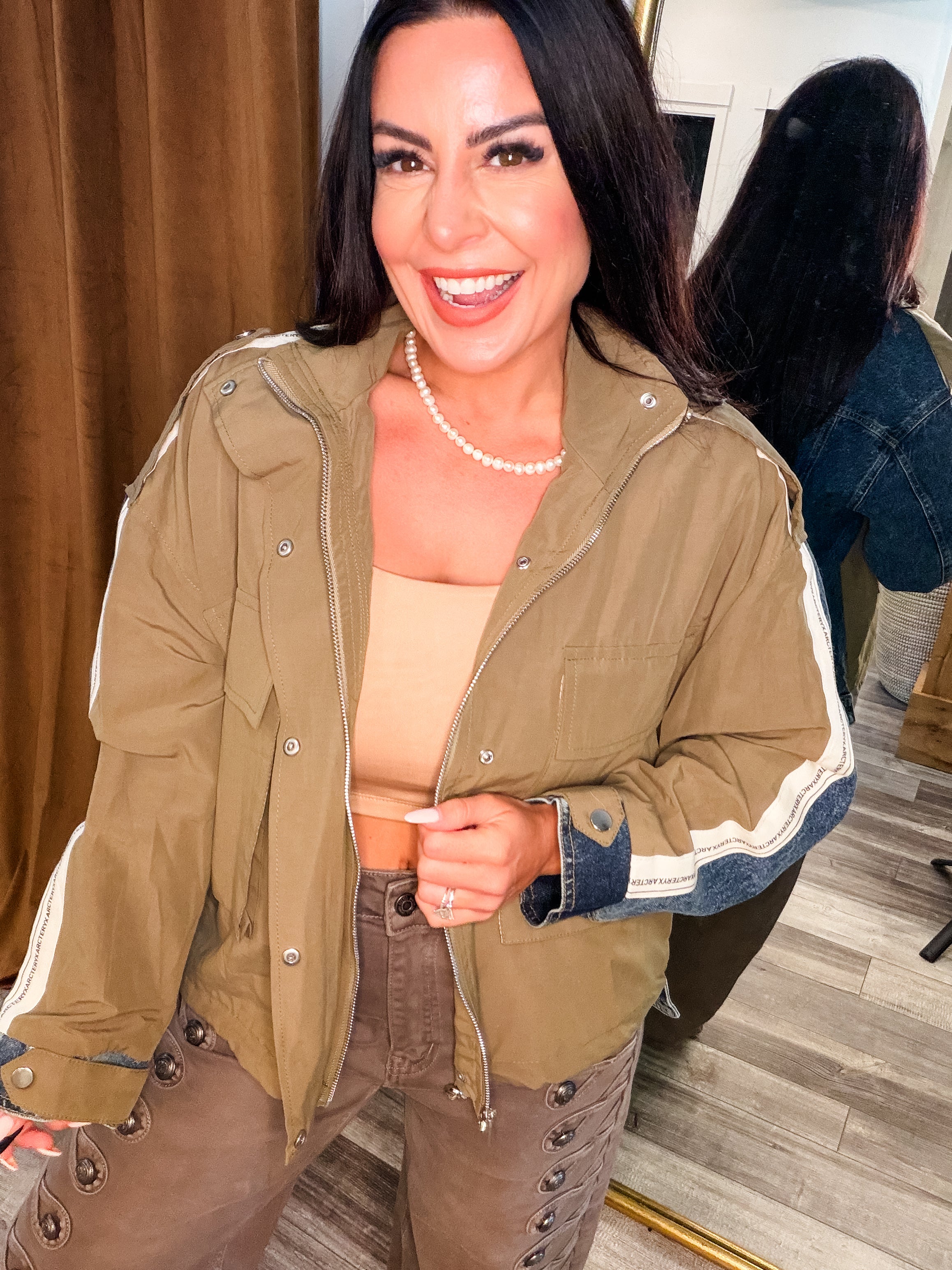 Olive And Denim Luxe Jacket