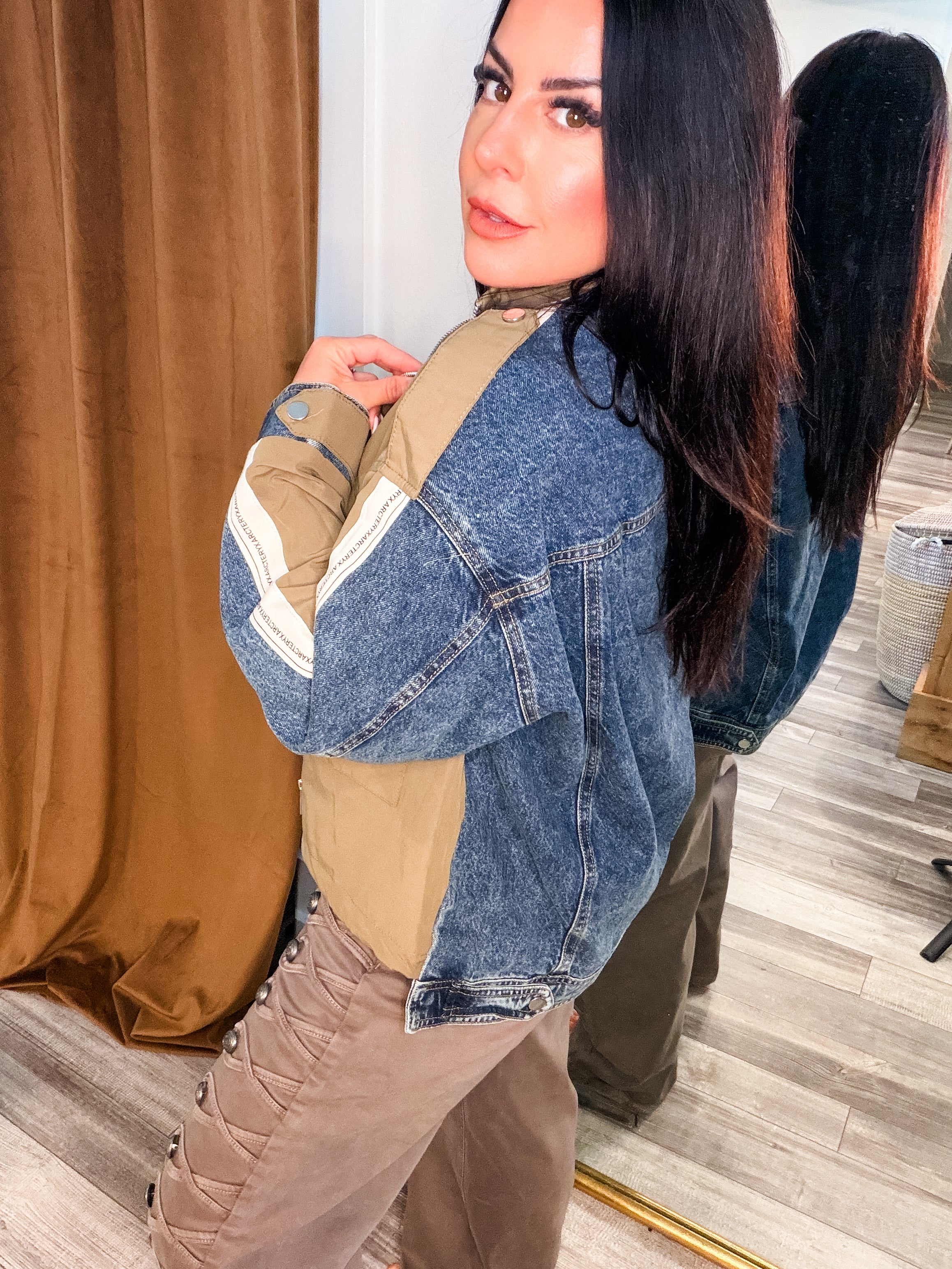 Olive And Denim Luxe Jacket