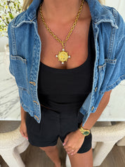 PEARL COIN NECKLACE