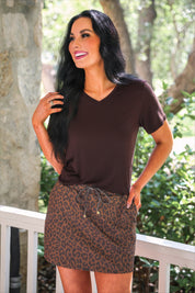 Coco Leopard Skort