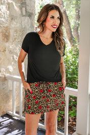 Wild Star Leopard Skort