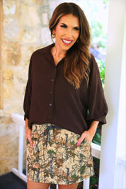 Chloe Camo Skort- Classic