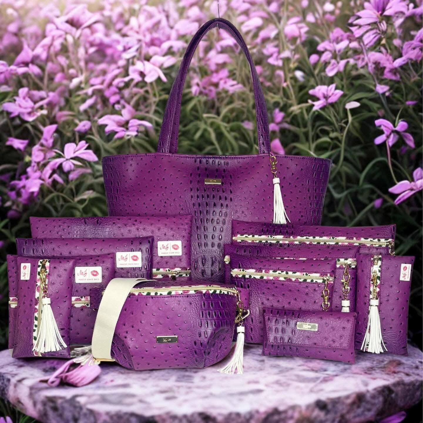 The Wisteria Collection By Makeup Junkie Bags