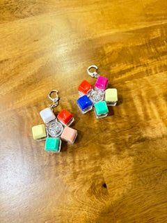 Spinning Light Up Key Chain Clickys