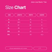 Jess Lea Basic Tee- Light Blue