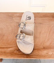 Morgana Western Sandal in Cream