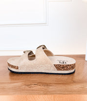 Morgana Western Sandal in Cream
