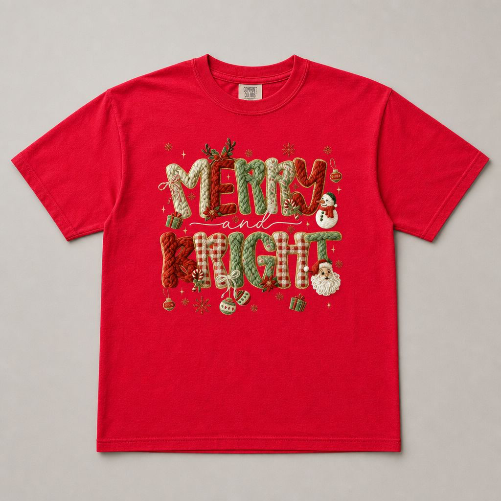 *Merry and Bright Tee