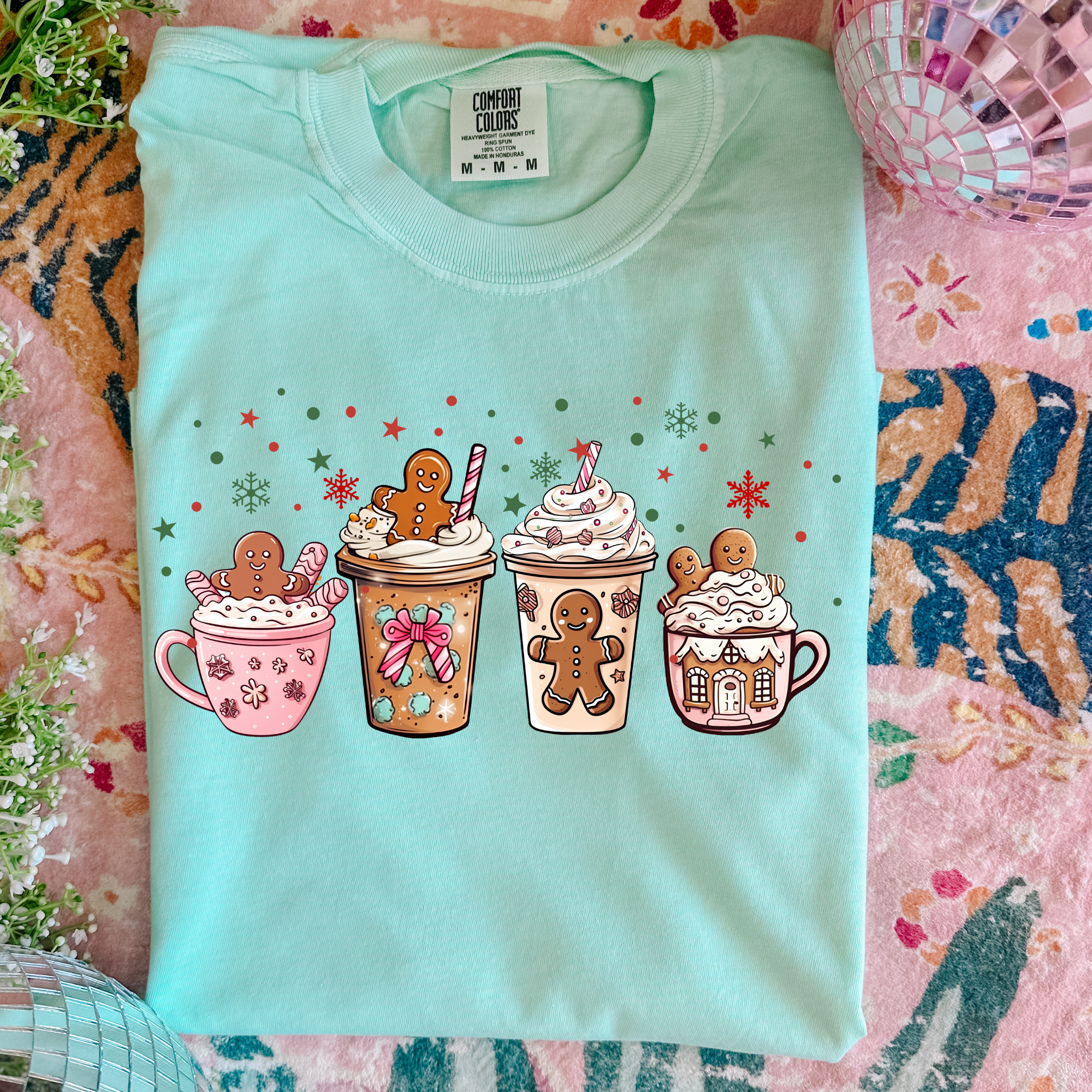 Gingerbread Drinks Graphic Tee