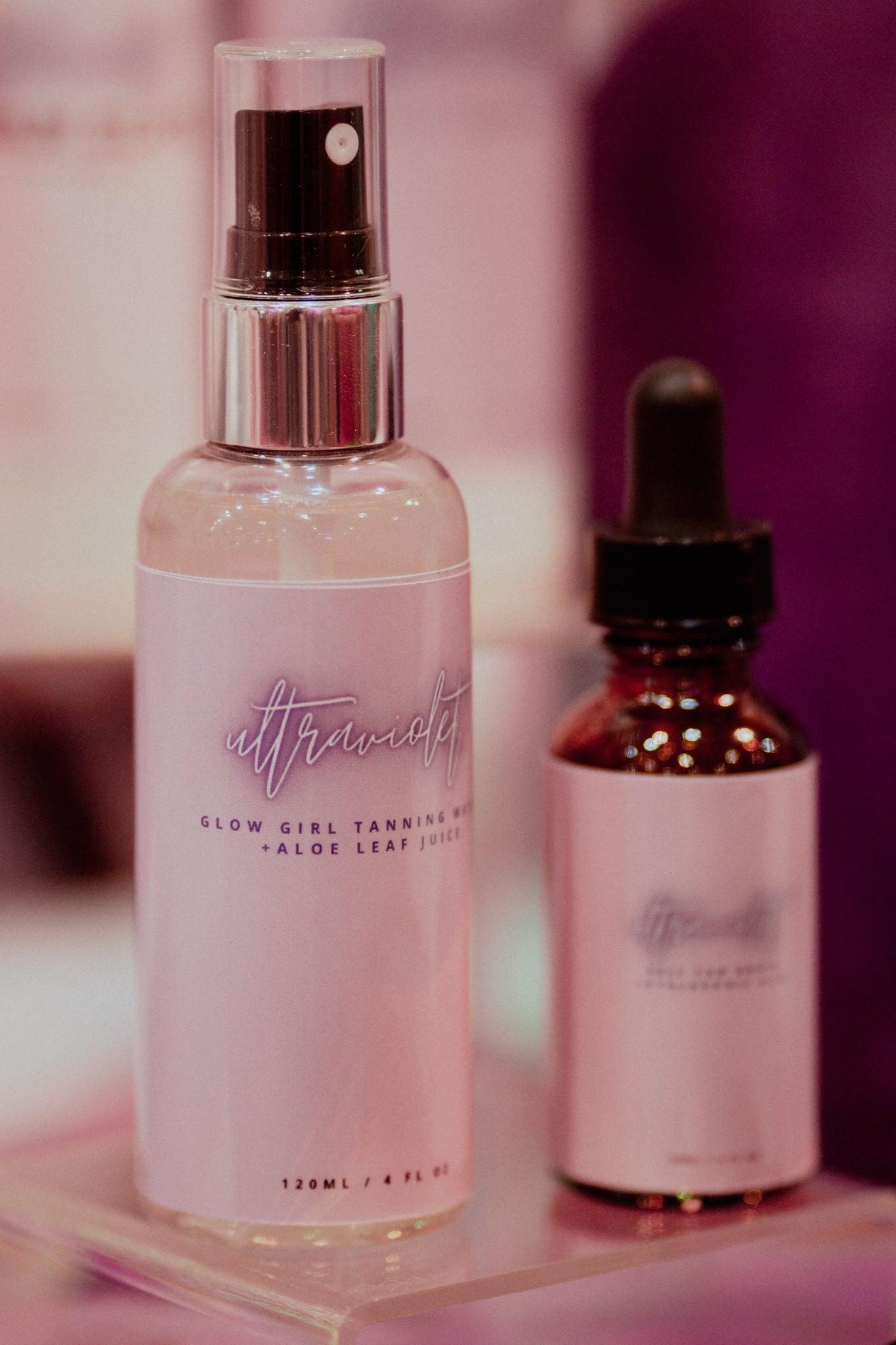 Ultra Violet Glow Girl Tanning Water