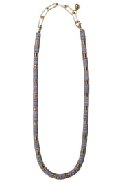 Making Big Statements Grey Chocker Necklace