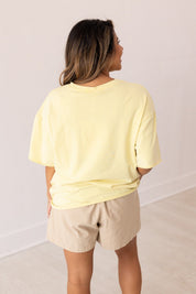 Aperol Spritz On Yellow Relaxed Fit Tee