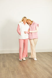 Ribbed Lounge Pants, Ivory