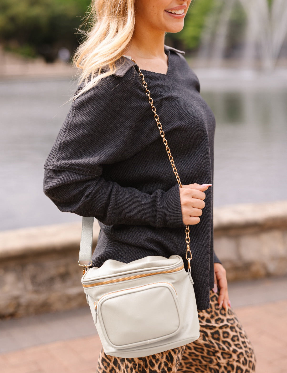 The Crosby Ivory Bag
