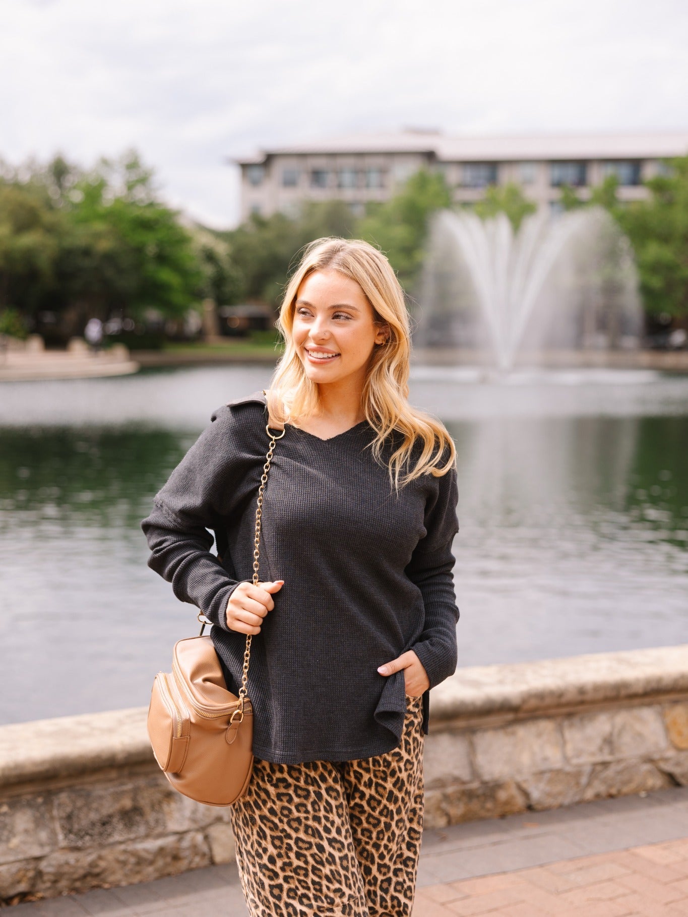 The Crosby Tan Bag
