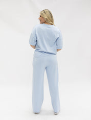 Butter Soft V-Neck Top, Blue
