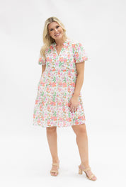 Watercolor Floral Dress