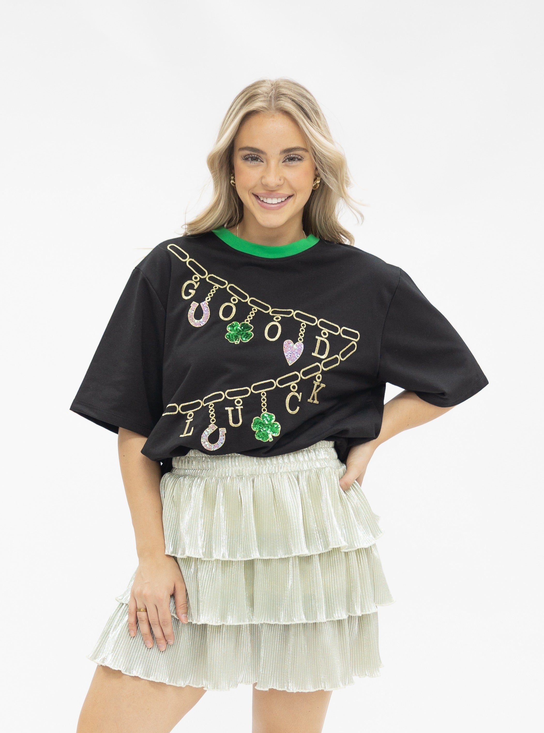 Good Luck Charms on Black Top