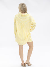 Trouser Shorts, Yellow stripes