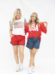 Red Lace "USA" Jersey